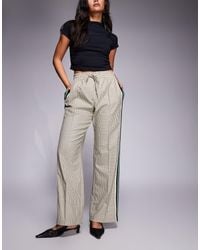 River Island - Checked Tailored jogger - Lyst