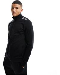 BOSS - Zip Jacket With Printed Logo - Lyst