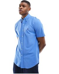 Polo Ralph Lauren - Chemise manches courtes en piqué à logo emblématique - moyen - Lyst