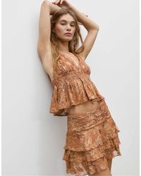 Stradivarius - – locker geschnittener mini-skort - Lyst