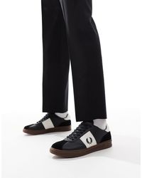 Fred Perry - B4 - baskets en cuir et daim - Lyst