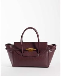 ASOS - Belted Hardware Grab Handle Tote Bag - Lyst