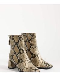 ASOS - Wide Fit Rafe Block Heel Ankle Boots - Lyst