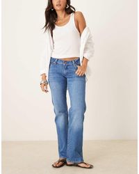 Wrangler - Low Rise Cowboy Straight Fit Jeans - Lyst