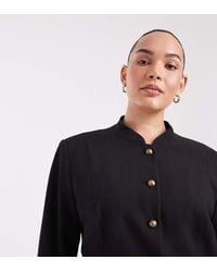 ASOS - Curve Tailored Basic Drummer Style Jacket - Lyst