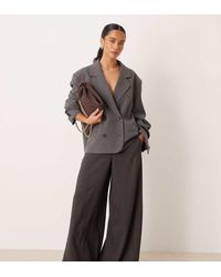 JDY Petite - Pull On Wide Leg Trousers - Lyst
