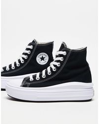 Converse - Chuck Taylor All Star Move Hi Trainers - Lyst