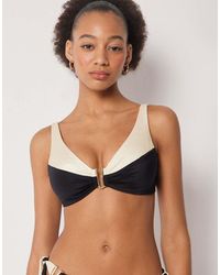 Calzedonia - Brassiere Bikini Top Elegant Bicolor - Lyst