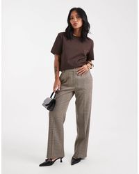 ASOS - Petite Tailored Slim Straight Leg Trousers - Lyst