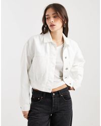 Tommy Hilfiger - Oversized Crop Denim Trucker Jacket - Lyst