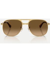 Ray-Ban - Bill Max Square Polarised Sunglasses With Lens - Lyst