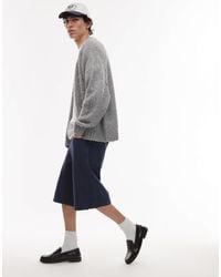 TOPMAN - – shorts aus gewaschenem twill - Lyst