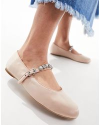 & Other Stories - Satin Ballet Pumps With Embellishments - Lyst