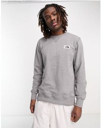 The North Face - Heritage Patch Chest Logo Sweatshirt - Lyst