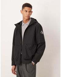 Calvin Klein - Ripstop Oversized Windbreaker Jacket With Hood - Lyst