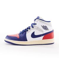 Nike - Nike Air 1 Mid Trainers - Lyst
