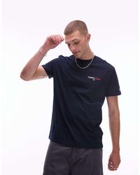 Tommy Hilfiger - T-Shirt Stile College Con Stampa Grafica Sul Retro - Lyst