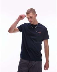 Tommy Hilfiger - T-Shirt Met Grafische Varsity-Print Op De Achterkant - Lyst