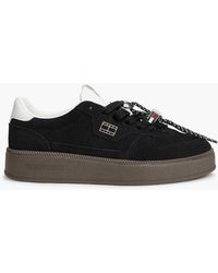 Tommy Hilfiger - Logo-Plaque Panelled Sneakers - Lyst