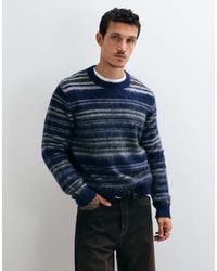 Only & Sons - Relaxed Fit Crew Neck Fluffy Knit Jumper - Lyst