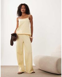 ASOS - Wide Leg Drawstring Trouser Co-Ord - Lyst