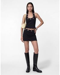 Noisy May - Mid Rise Eyelet Mini Skirt Co-Ord - Lyst