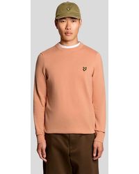Lyle & Scott - Mid Knits Cotton Crew Neck Jumper - Lyst