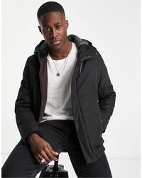 Ted Baker Synthetic Verner Hooded Mac in Navy (Blue) for Men - Lyst