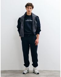 ASOS - Premium Heavyweight Cuffed jogger With Print - Lyst