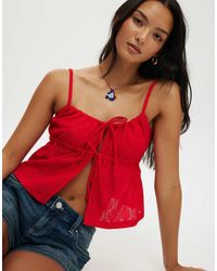 Cotton On - Lola Tie Up Cami - Lyst