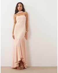 Y.A.S - Bandeau Scarf Detail Maxi Dress - Lyst