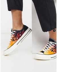 Converse - Flame Chuck 70 Low Sneakers - Lyst