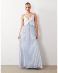 ASOS - Bridesmaids Hybrid Cami Maxi Dress With Pleat Skirt - Lyst