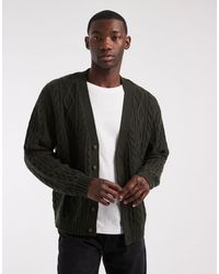 Levi's - – strickjacke aus grobmaschigem wollmix - Lyst