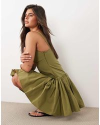 ASOS - Volume Skirt Mini With Bodice Detail - Lyst