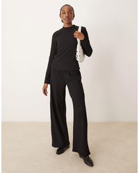 Vila - Textured Long Sleeve Top Co-ord - Lyst