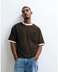 ASOS - Heavyweight Oversized Boxy T-shirt With Contrast Stitching - Lyst