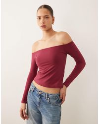 Abercrombie & Fitch - – nahtloses, schulterfreies oberteil - Lyst