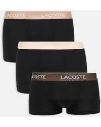 Lacoste - 3 Pack Trunks - Lyst
