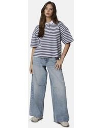 Good For Nothing - Baggy Fit Denim Jean With Monogram Stitching - Lyst