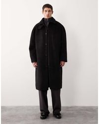 ASOS COLLECTIVE - Wool Blend Oversized Overcoat - Lyst