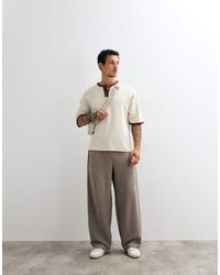 ASOS - Oversized Balloon Textured jogger With Side Pleat - Lyst