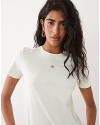 Calvin Klein - Woven Label Classic Fit T-shirt - Lyst