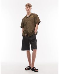 AllSaints - Jackson Denim Jort - Lyst