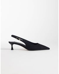 ASOS - – skip – slingback-schuhe aus wildlederimitat - Lyst