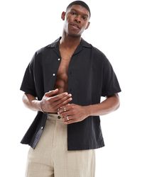 Jack & Jones - Chemise en lin mélangé avec col à revers - Lyst