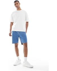 Jack & Jones - – tony – locker geschnittene jeansshorts - Lyst