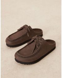 ASOS - Mule Lace Up Loafers - Lyst