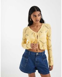 Vero Moda - Gehaakt Vest Met Gestrikte Voorkant - Lyst