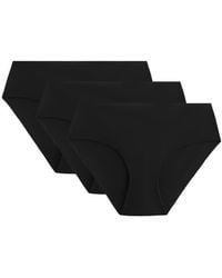 Oysho - 3 Invisible Polyamide Blend Classic Briefs - Lyst